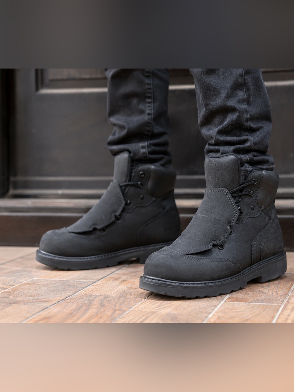 Timberland PRO Black Matte Work Boots